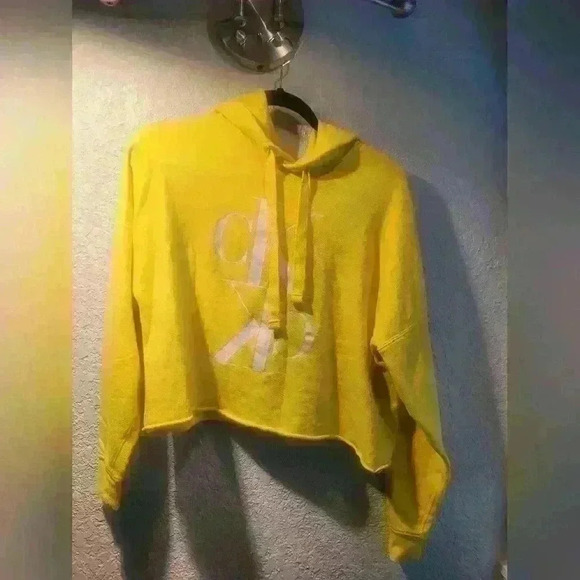 Calvin Klein Tops - Neon Yellow Calvin Klein Sweatshirt